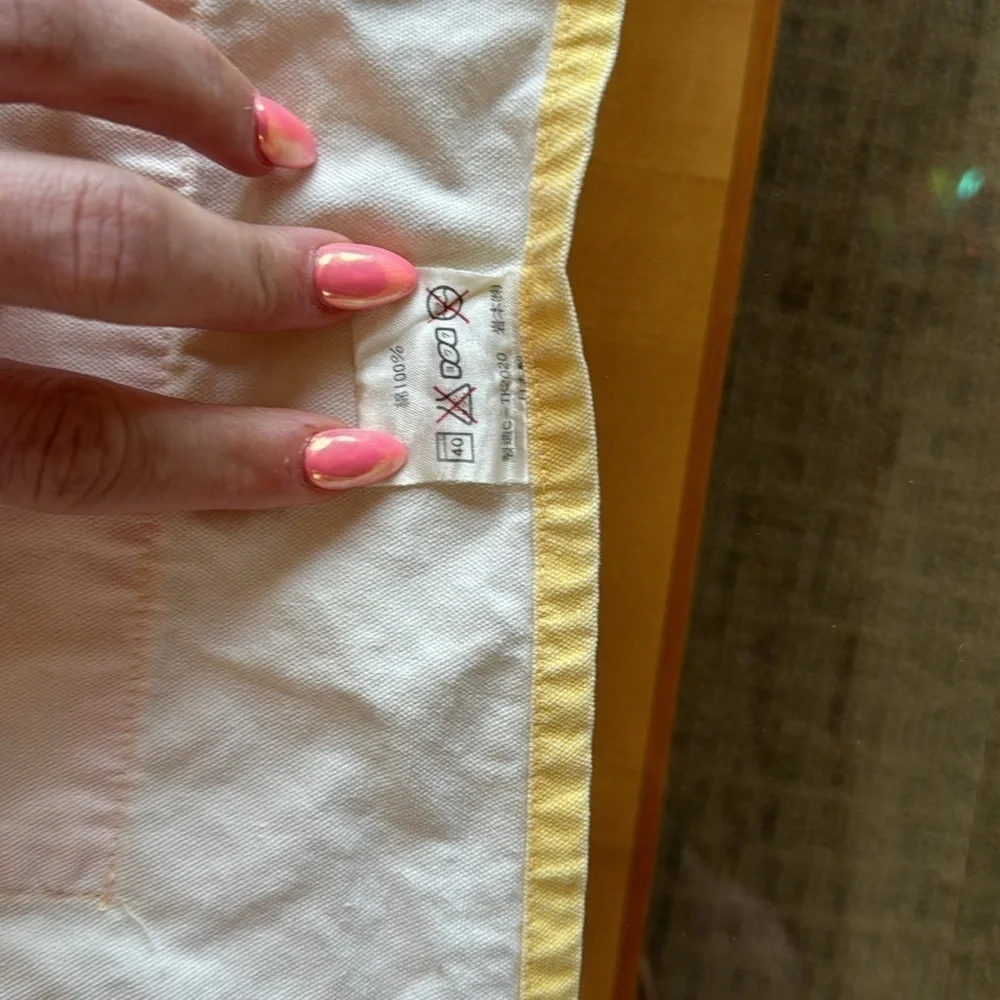 Vintage PABLO PICASSO MARIGOLD Ent. Apron rare yellow authorized by Heirs 1983